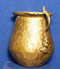 Vas de bronz aurit cu o toartă terminată in formă de cap de om (Bâtca Doamnei)